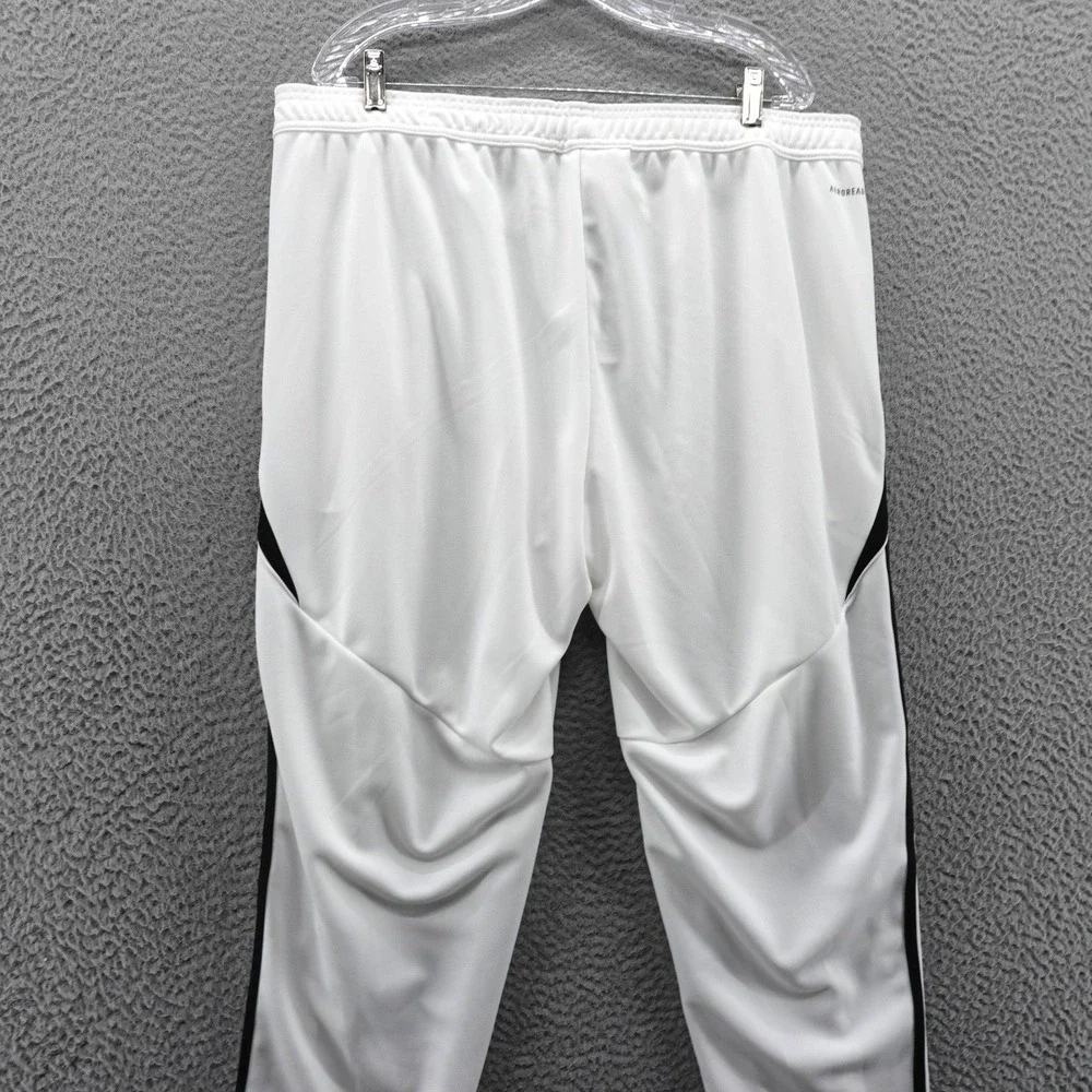 Adidas Tiro 24 Training Pants Mens 2XL White Black Soccer Joggers IV7268 NEW